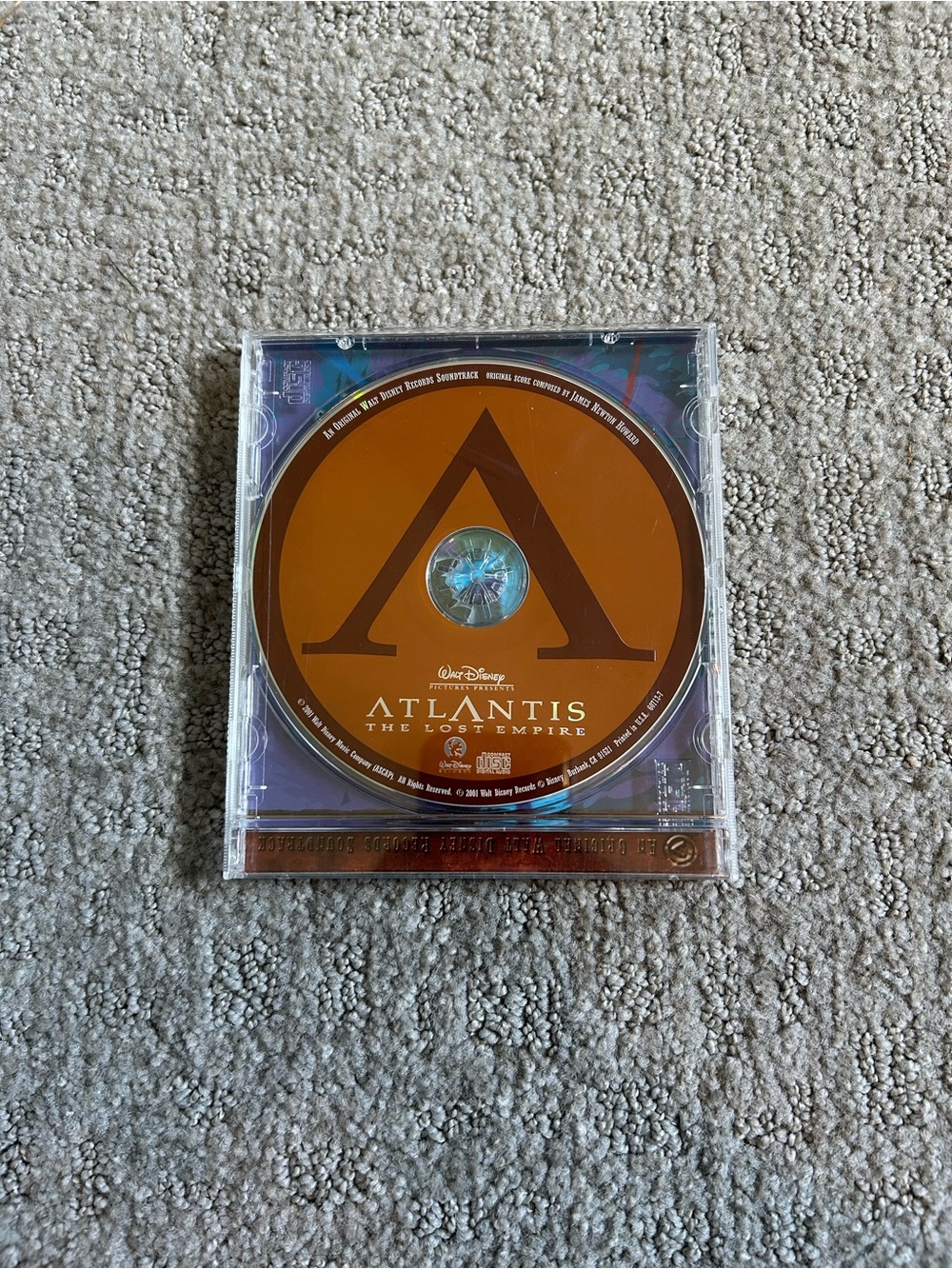WALT DISNEY'S ATLANTIS THE LOST EMPIRE CD MOTION PICTURE SOUNDTRACK MUSIC ALBUM